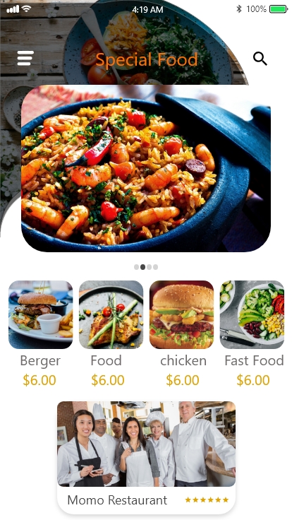 تطبيق أكل صحي - Healthy Food App